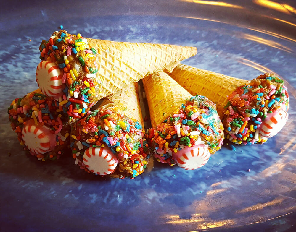 Arranged Food and Objects