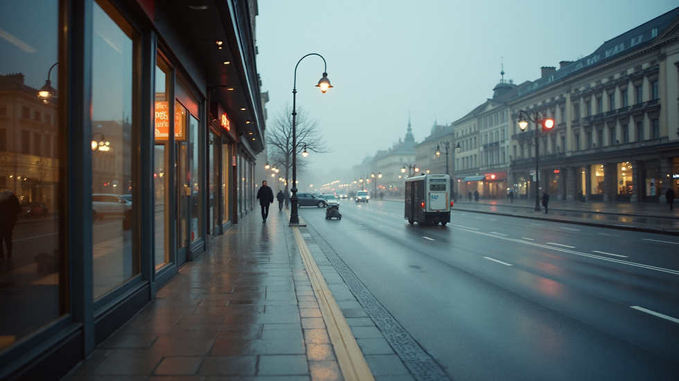 Oversiktsbilde av løpere i Sentrumsløpet, Oslo sentrum