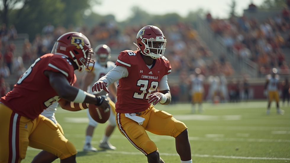 Oversiktsbilde av Louisville Kings feirer UFL-tittelen