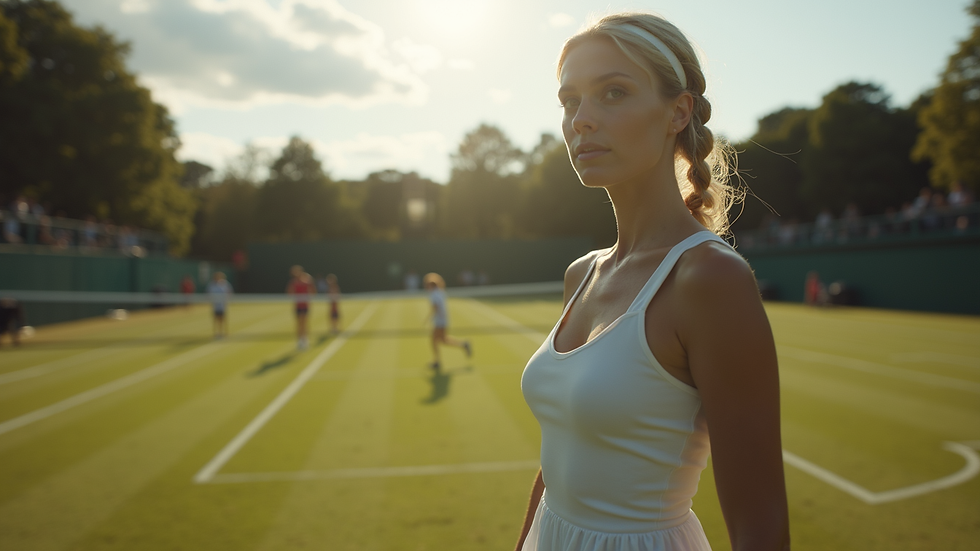 Oversiktsbilde av Wimbledon gressbane