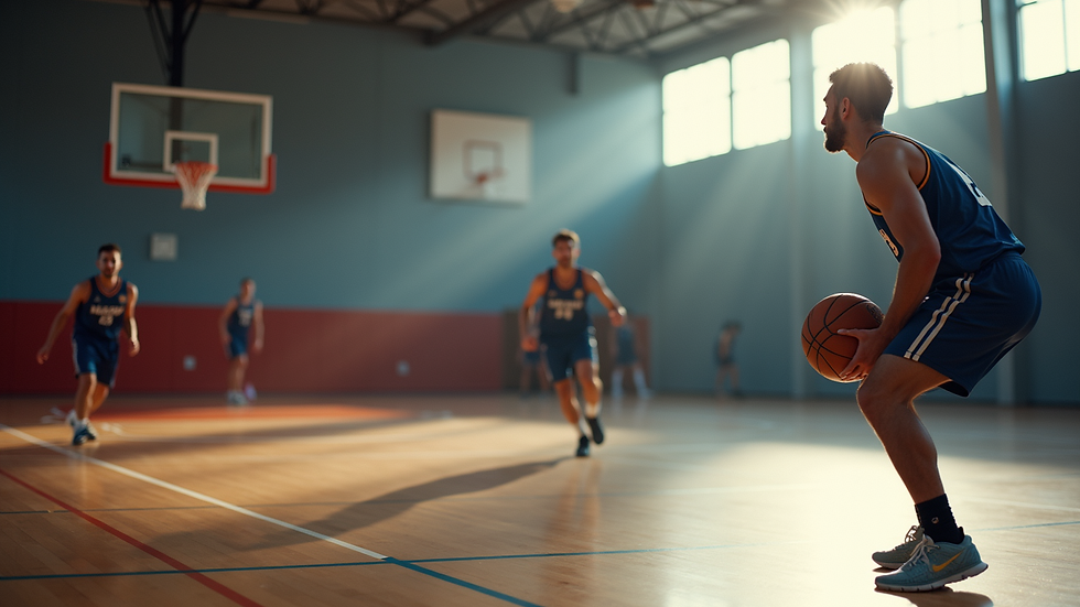 Oversiktsbilde av 3x3 basketballturnering i Norge