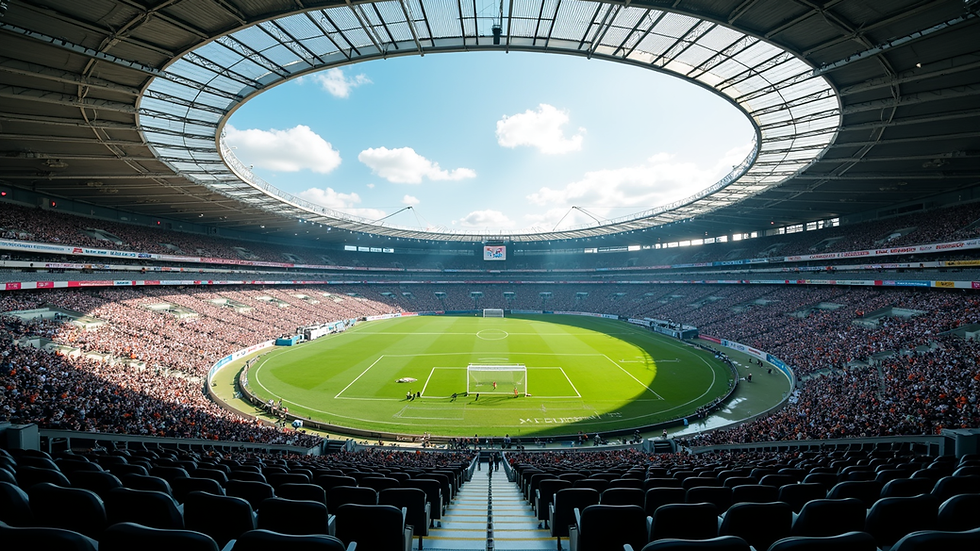 Oversiktsbilde av Malmö Arena under Europe Smash 2026