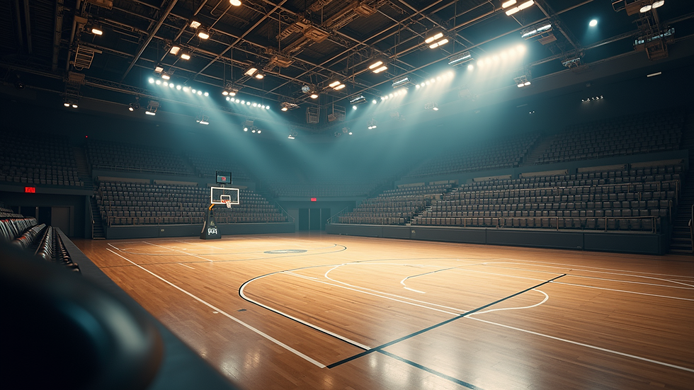 Oversiktsbilde av håndballarena med fullsatt tribune under finalekamp