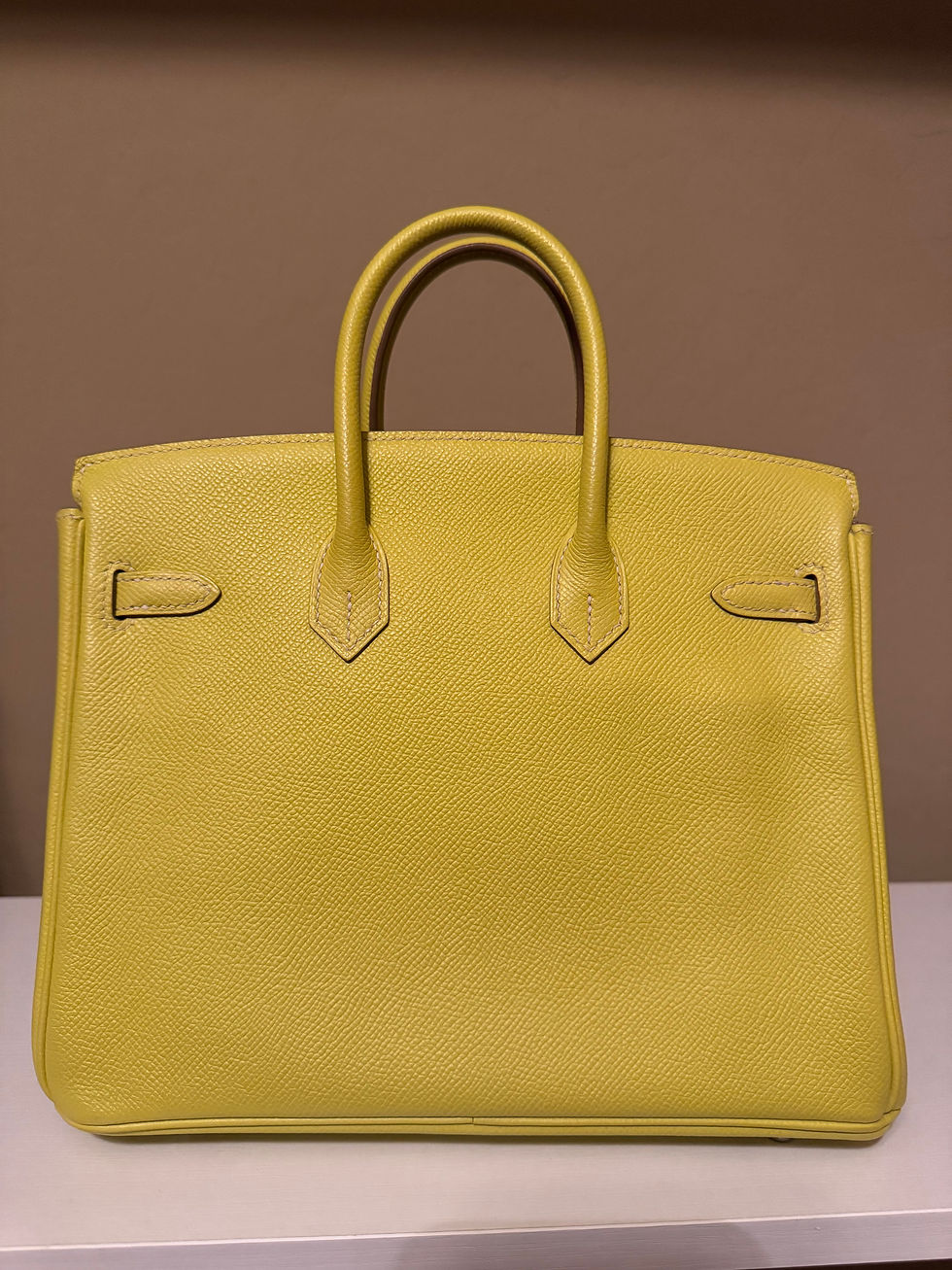 Thumbnail: Hermes birkin lime candy collection 25 cm  
