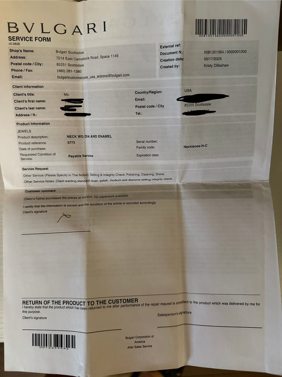 Thumbnail: Vintage  Bvlgari diamond  necklace 16.75 carat 