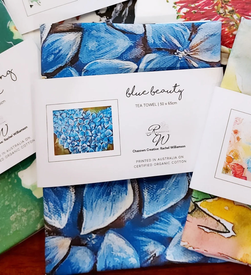 Thumbnail: Blue Beauty Tea Towel