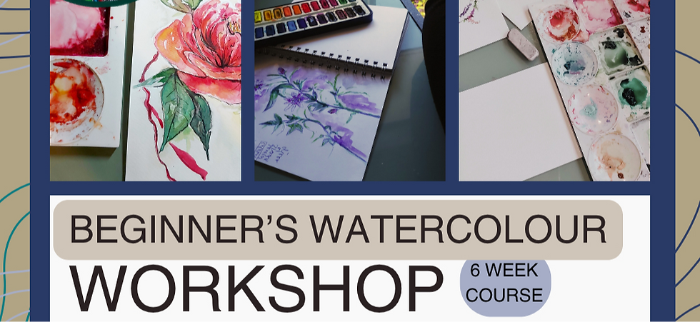 6 week Beginner's Watercolour Class