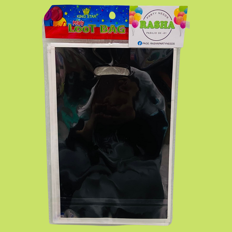 Thumbnail: Plastic Loot Bags - Plain Colors