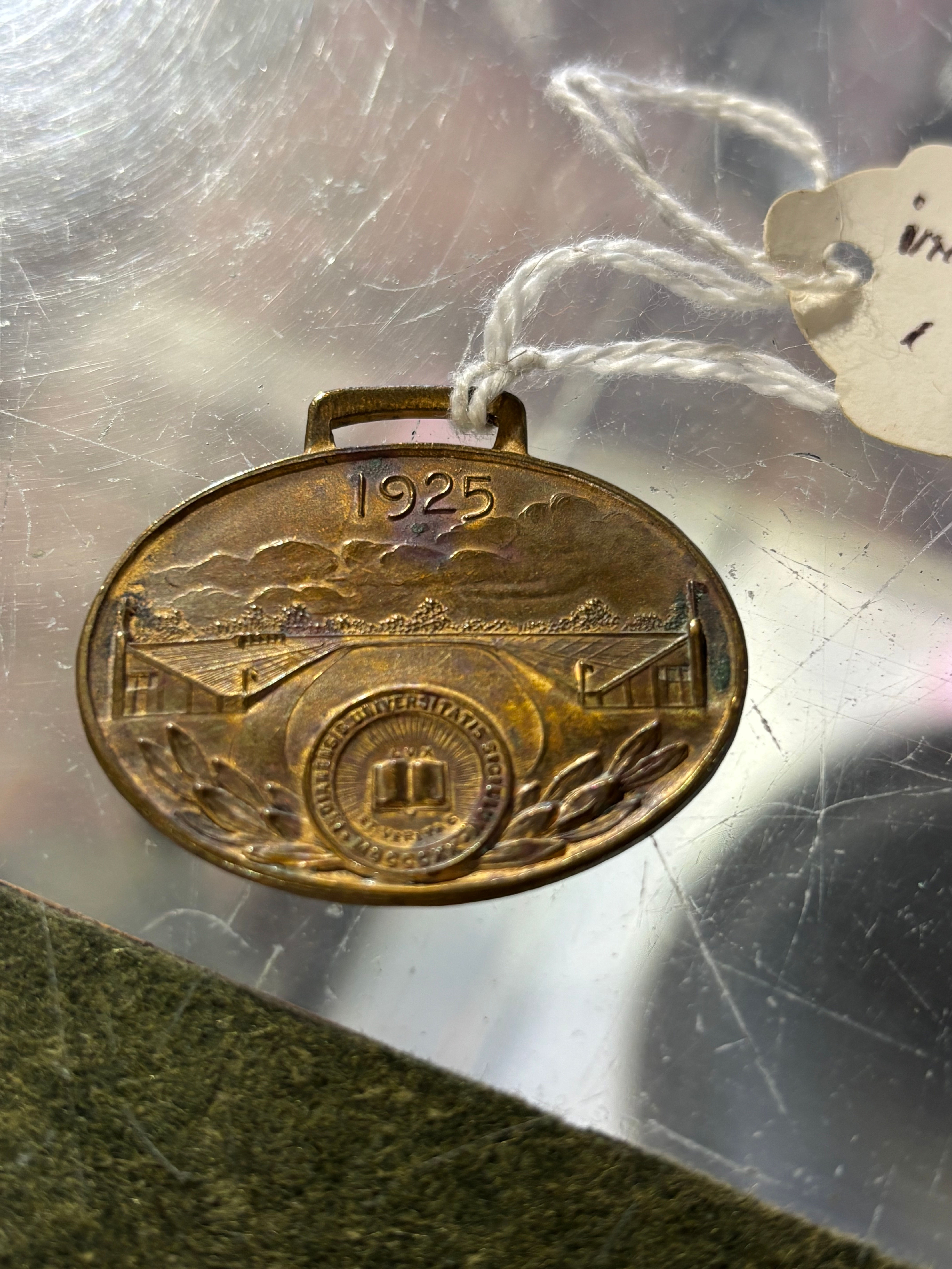 1925 Indiana University Dedication of Memorial Stadium Commemorative Medallion