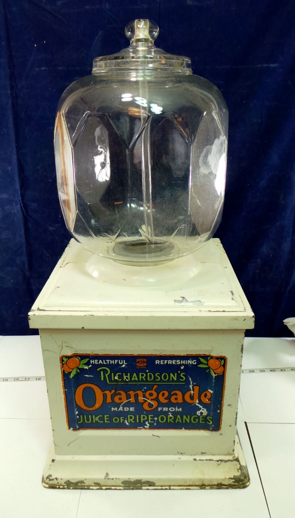 Richards Orangeade Counter Syrup Dispenser