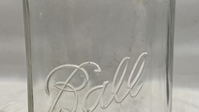 Vintage Half Gallon Ball Perfect Mason Jar with Ball Lid