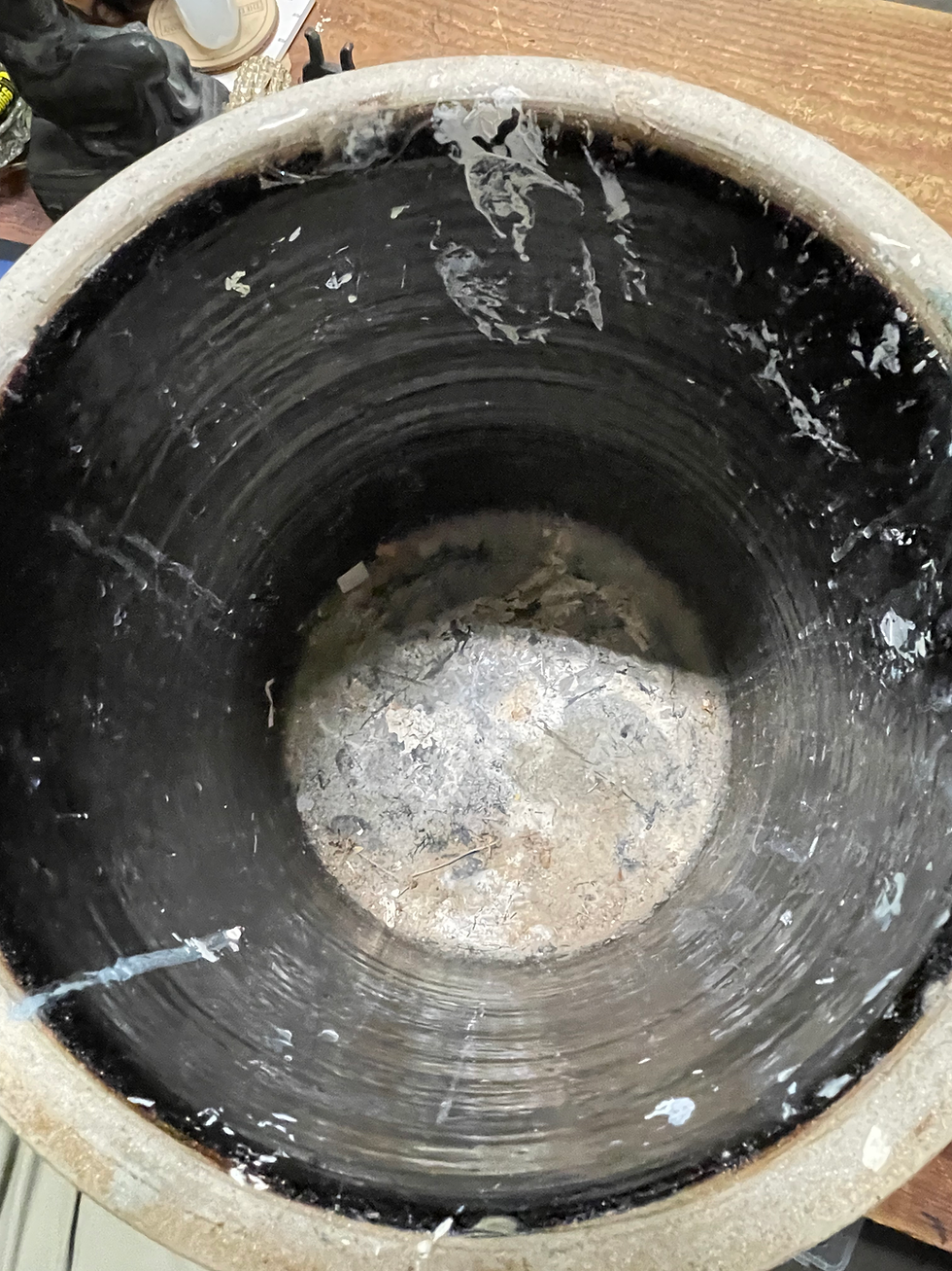 Thumbnail: Vintage 4-Gallon Bee Sting Crock