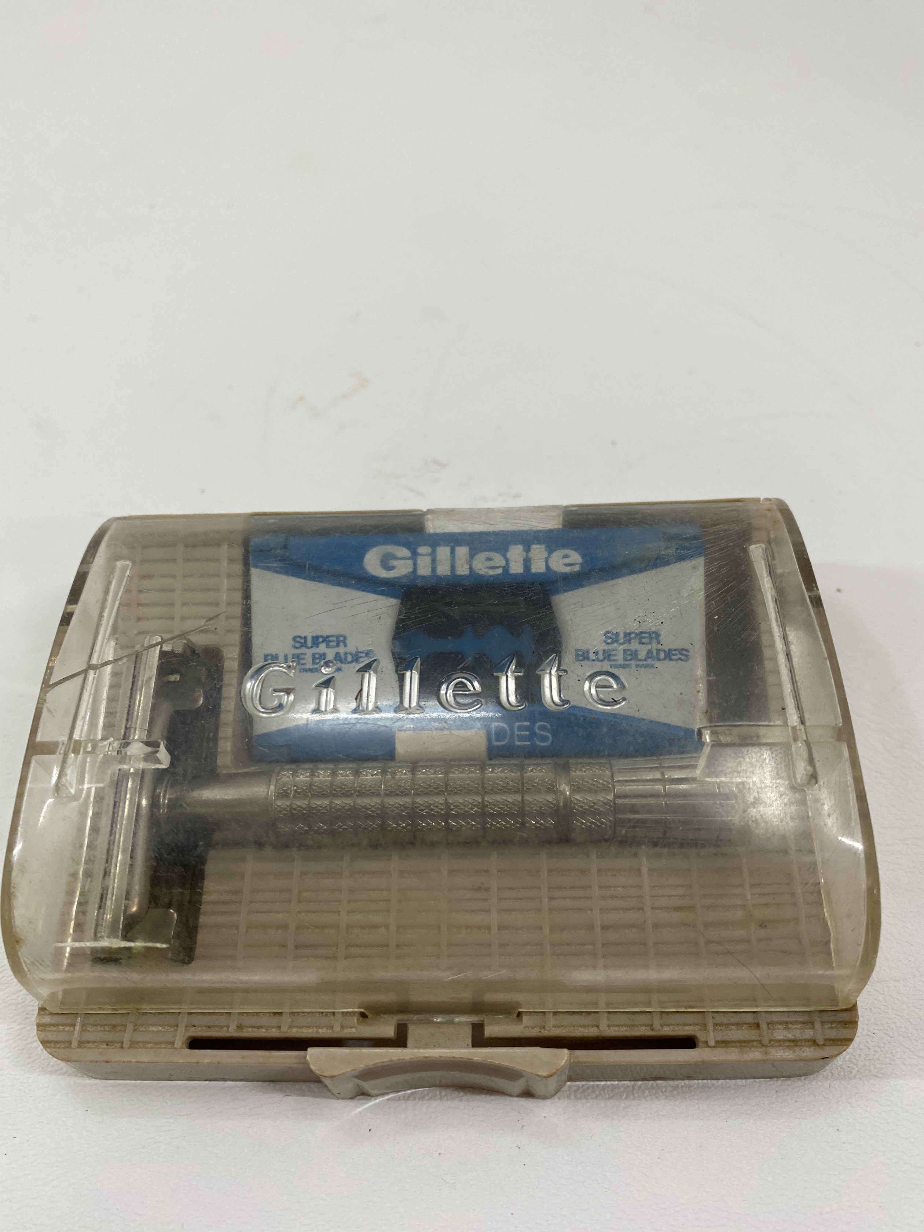 Gillette Razor In Case Vintage Gillette Razor Set in Plastic Case | OldTownArchSalvage