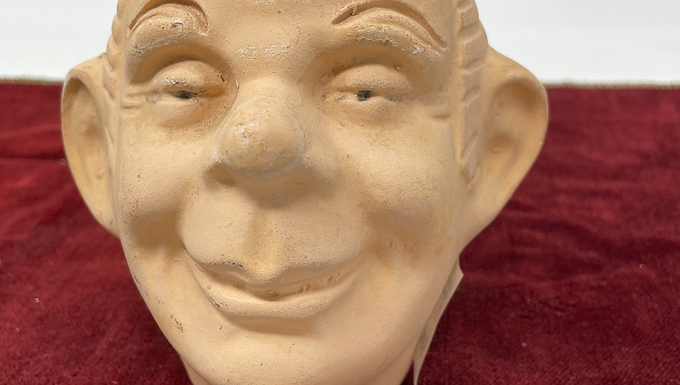 1960s Paddy O'Hair Clay "Smiling Jim" Chia Style Planter