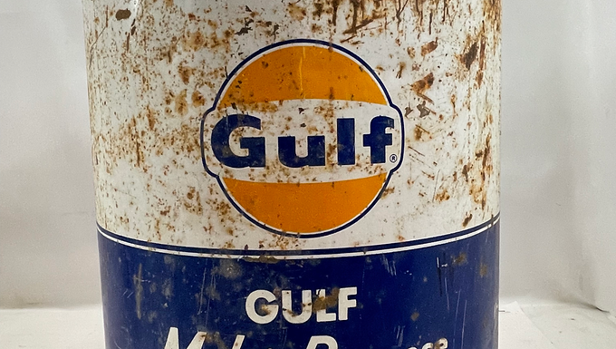 Vintage Gulf Multi-Purpose Gear Lubricant Can