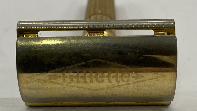 Vintage Gillette Gold Razor
