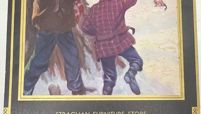 1933 Strachan Furniture Store Calendar