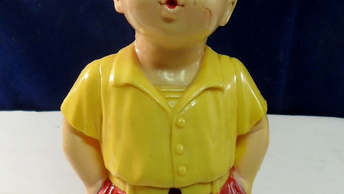 1950s Windup Georgie The Whistling Boy Toy