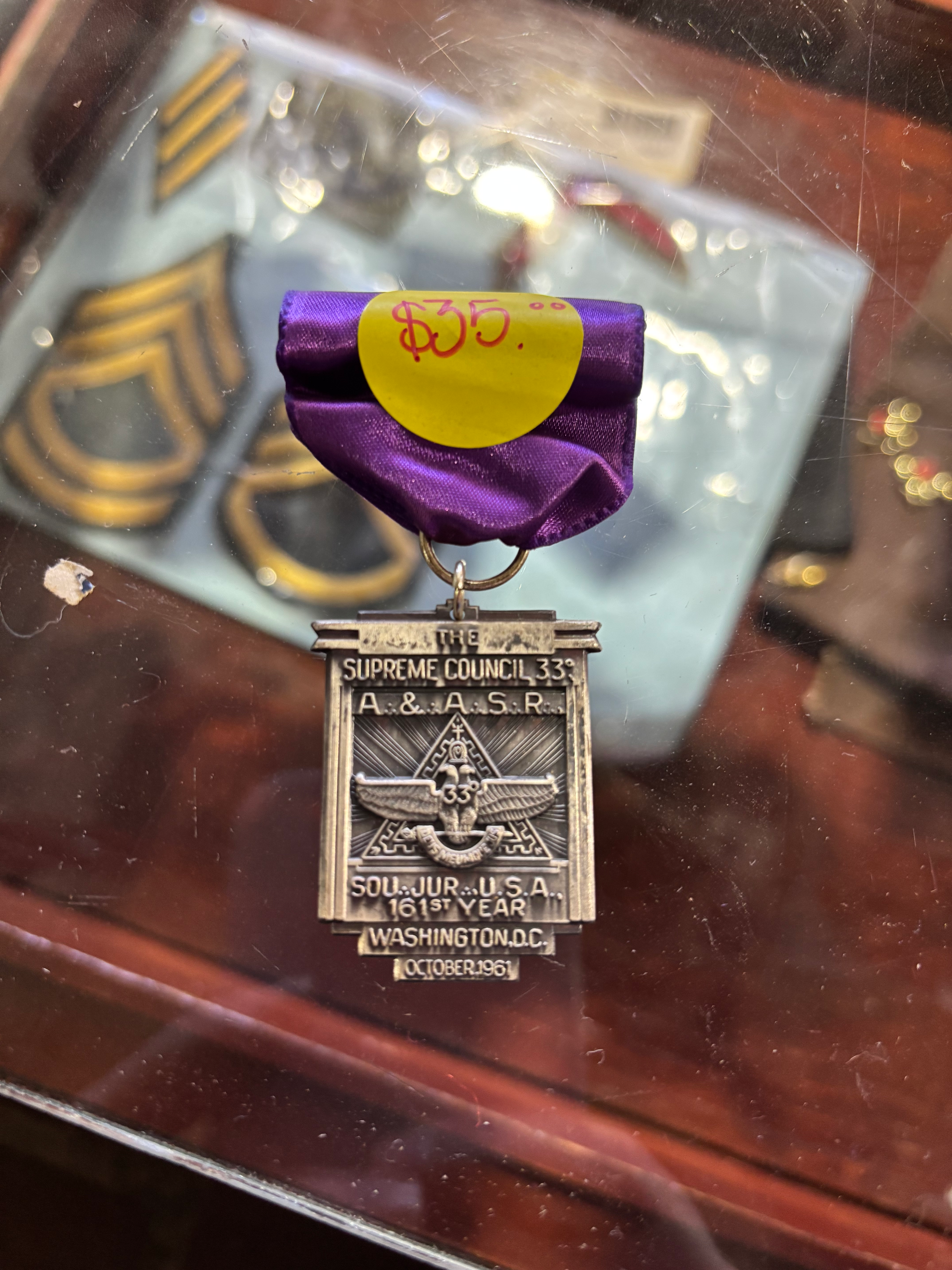 1961 Washington DC Supreme Council Medal