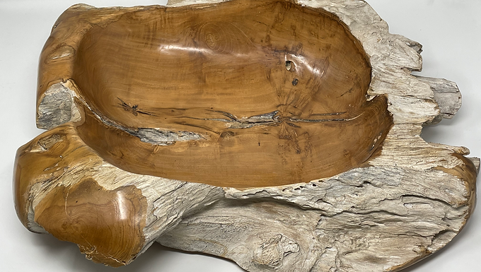 Wooden Fruit Bowl