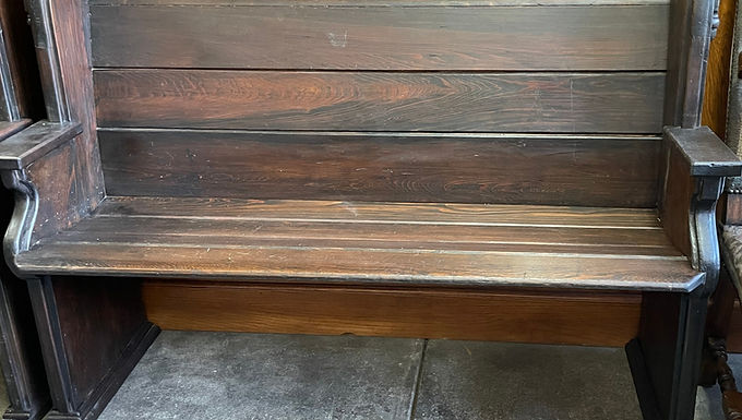 Vintage Wooden Pew