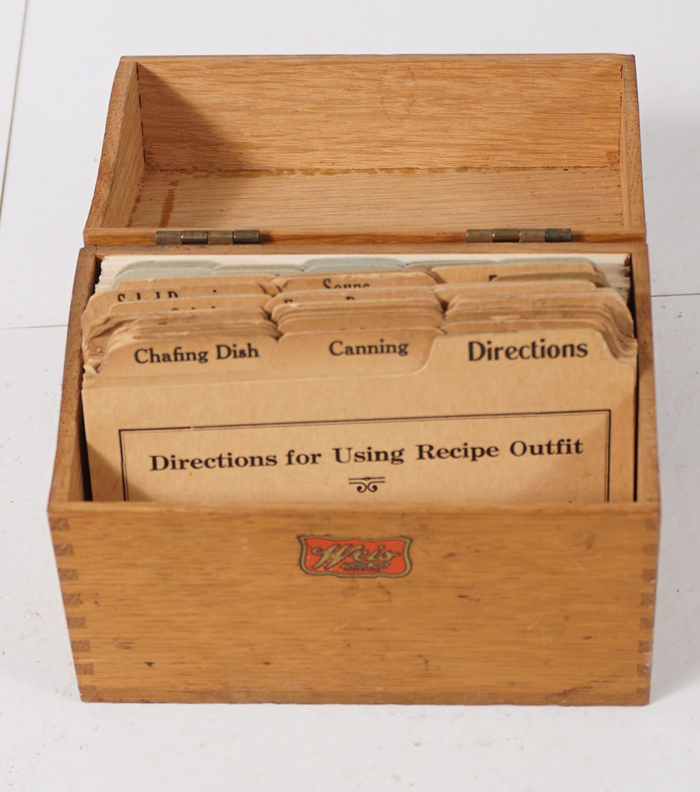 Thumbnail: Weis Oak File Box