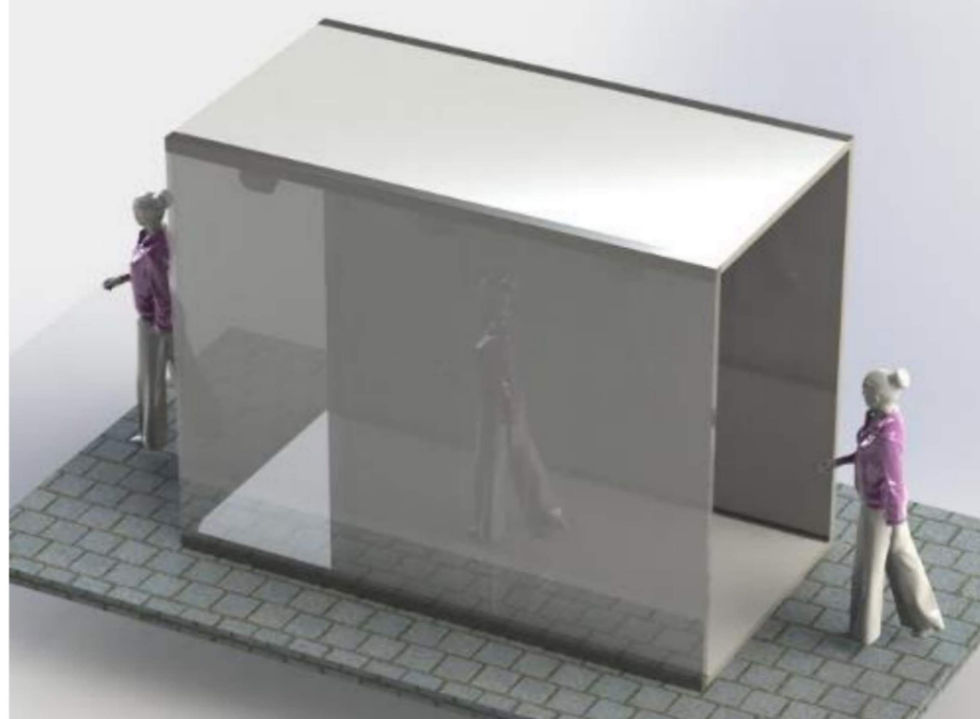 Miniatura: Túnel de passagem para esterilização Cavitacao LONA / Sterilizer Tunnel Canvas