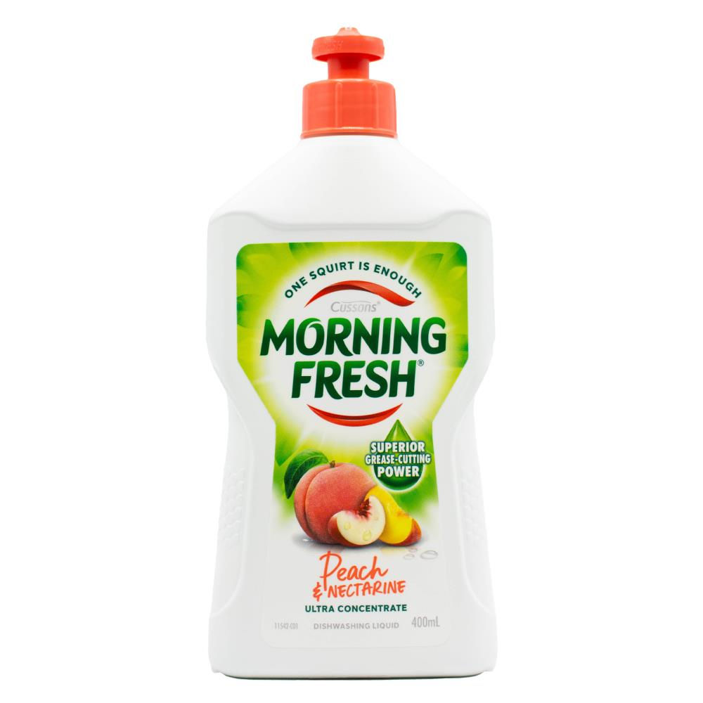 MORNING FRESH 400mL DISHWASHING LIQUID ULTRA CONCENTRATE PEACH NECTARI - 12/CTN