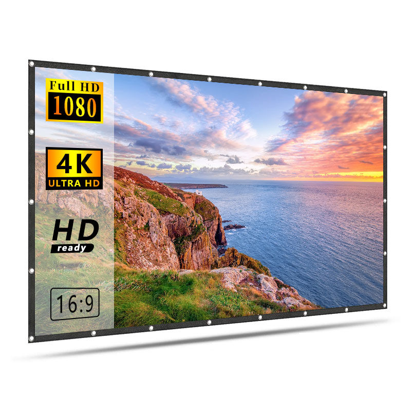 Thumbnail: 84 Inch  16/9 High Definition  Giant Movie Screen for Outdoor Portable