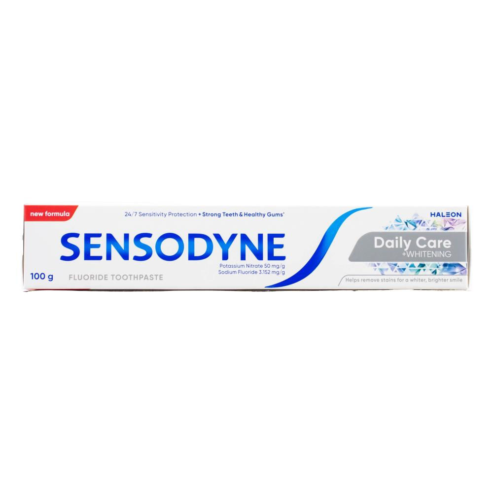 SENSODYNE 100g TOOTHPASTE DAILY CARE WHITENING - 12/PCK