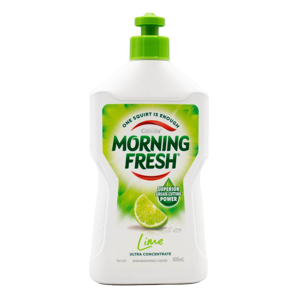 MORNING FRESH 400mL DISHWASHING LIQUID LIME - 12/CTN