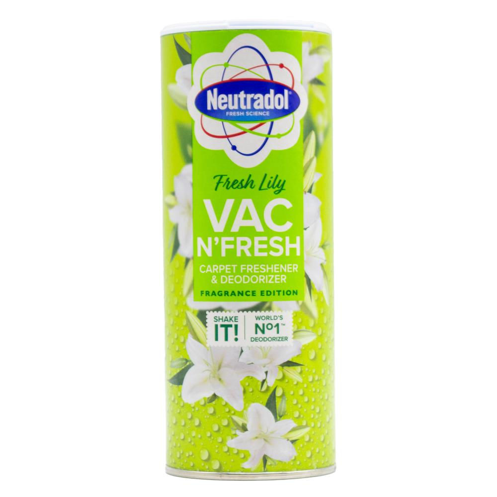 NEUTRADOL 350g CARPET FRESHENER AND DEODORIZER VAC N FRESH FRESH LILY - 12/CTN