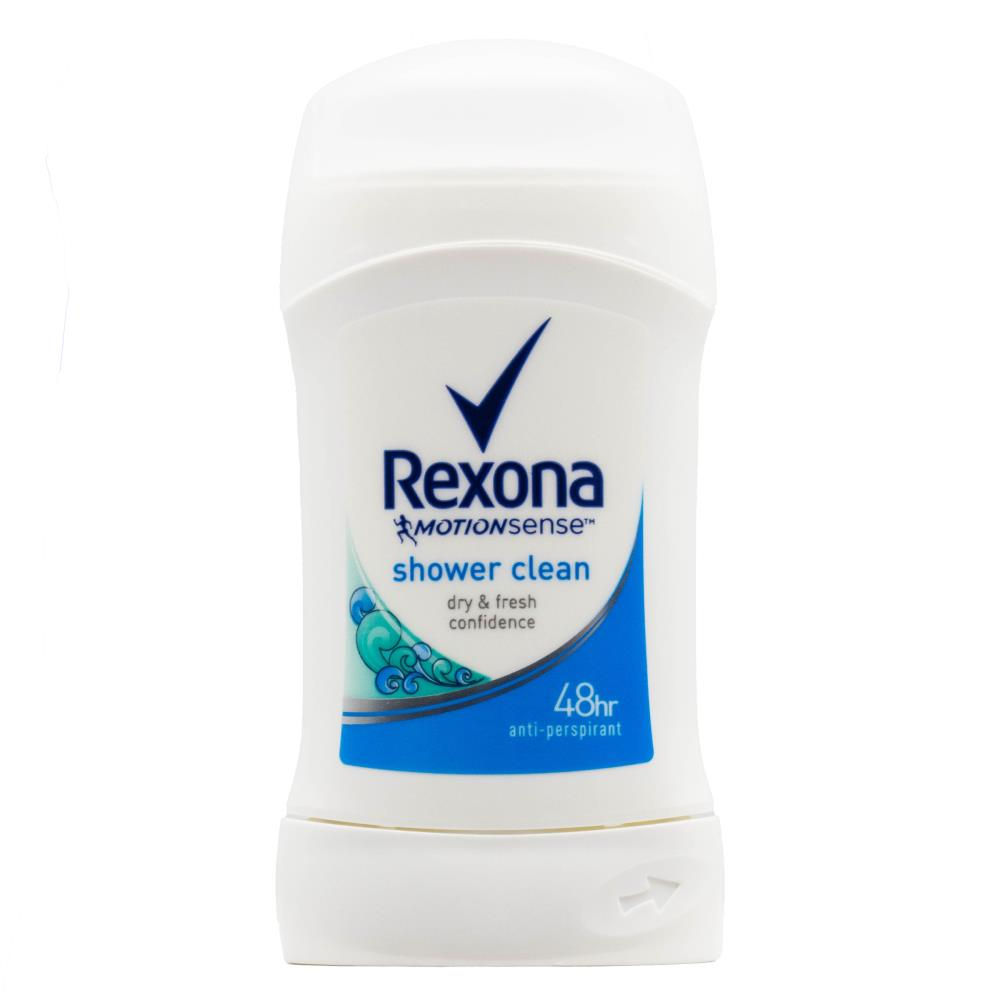 REXONA 40g ANTIPERSPIRANT MOTION SENSE 48HR SHOWER CLEAN - 12/CTN