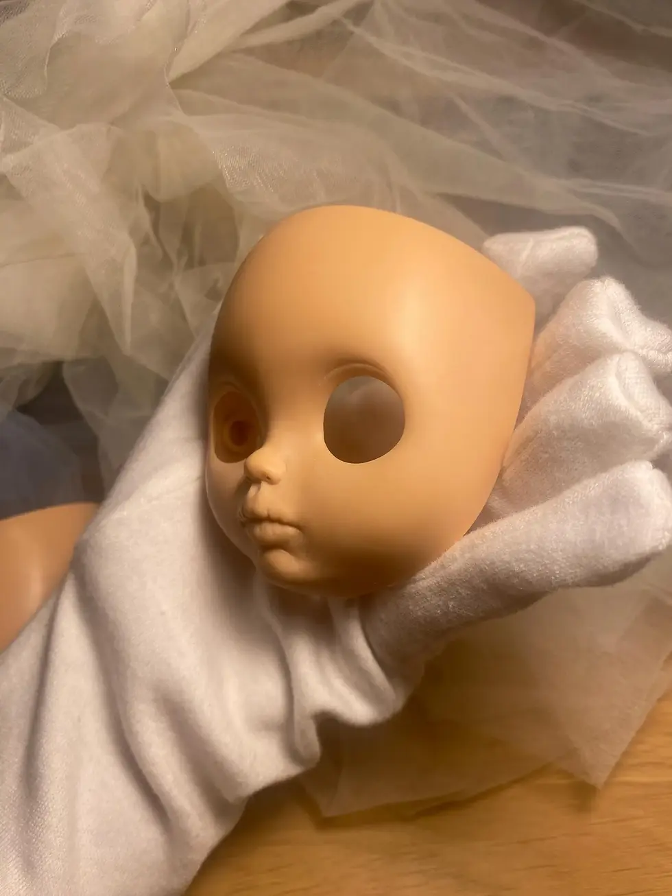 Thumbnail: copy of Blythe face plate (front and back) OOAK FUK009