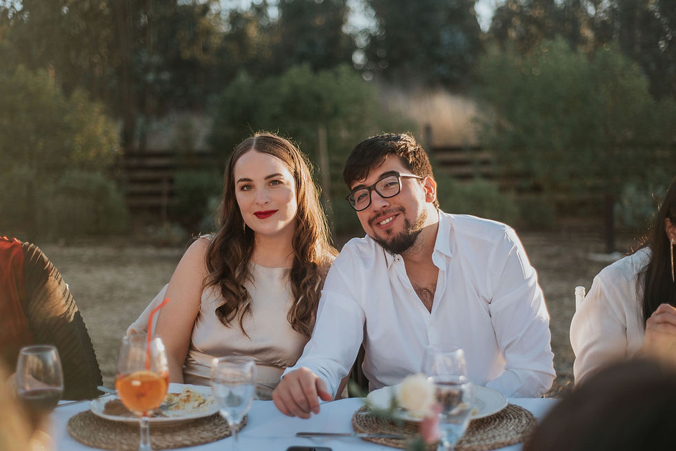 Matrimonio en casa y luz de tarde en El Pangal, Pichilemu.
