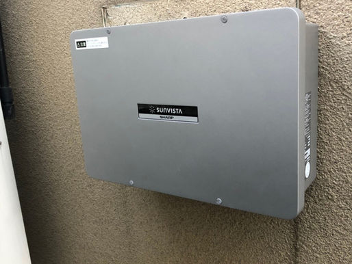 設置後15年目屋外パワコン交換