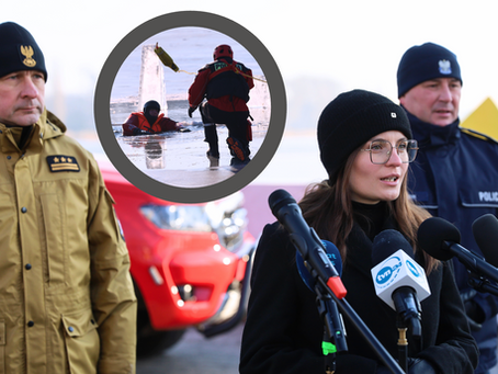 ZIMOWE BEZPIECZEŃSTWO POD LUPĄ SŁUŻB. POKAZ RATOWNICZY NAD MALTĄ