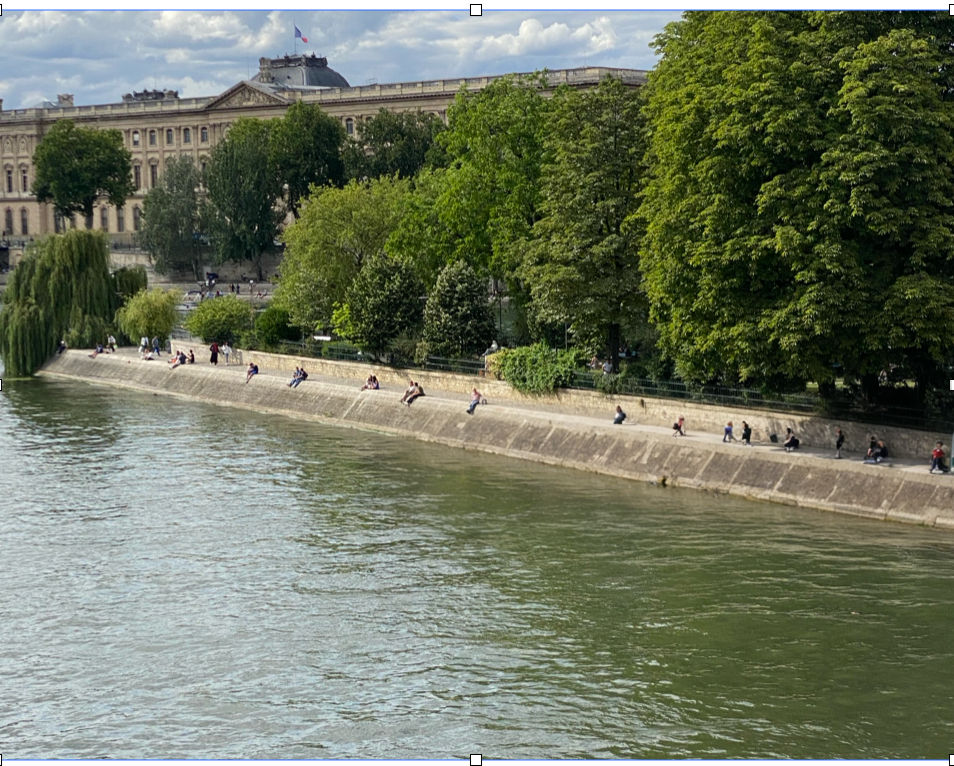The Seine with the Hotel de Ville in the background