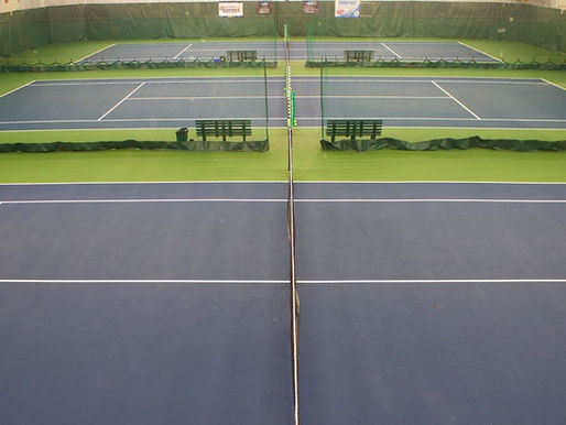 Empty racquet sports courts illustrating the membership growth gap facing facility operators today.