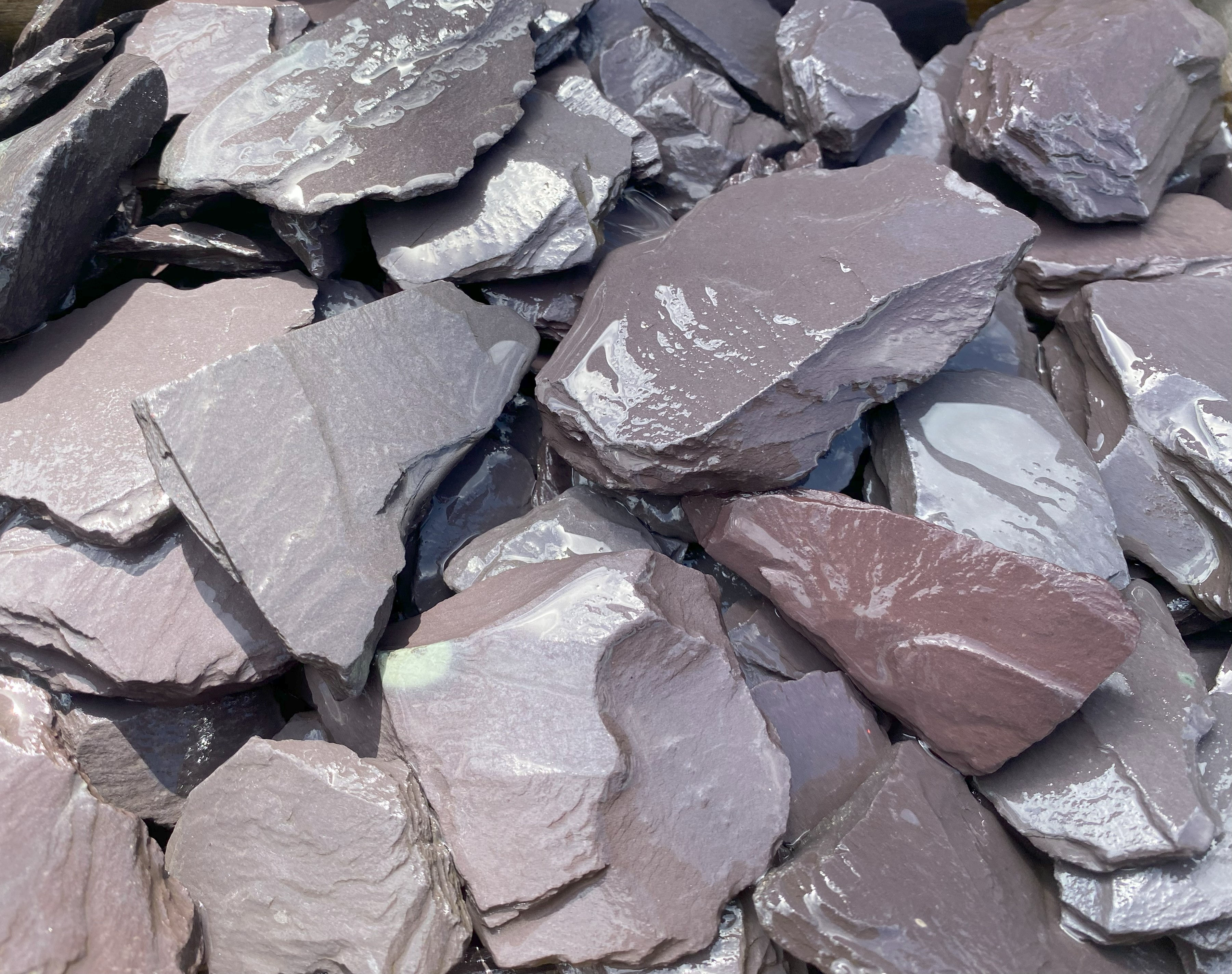 Sample Blue Slate 40mm