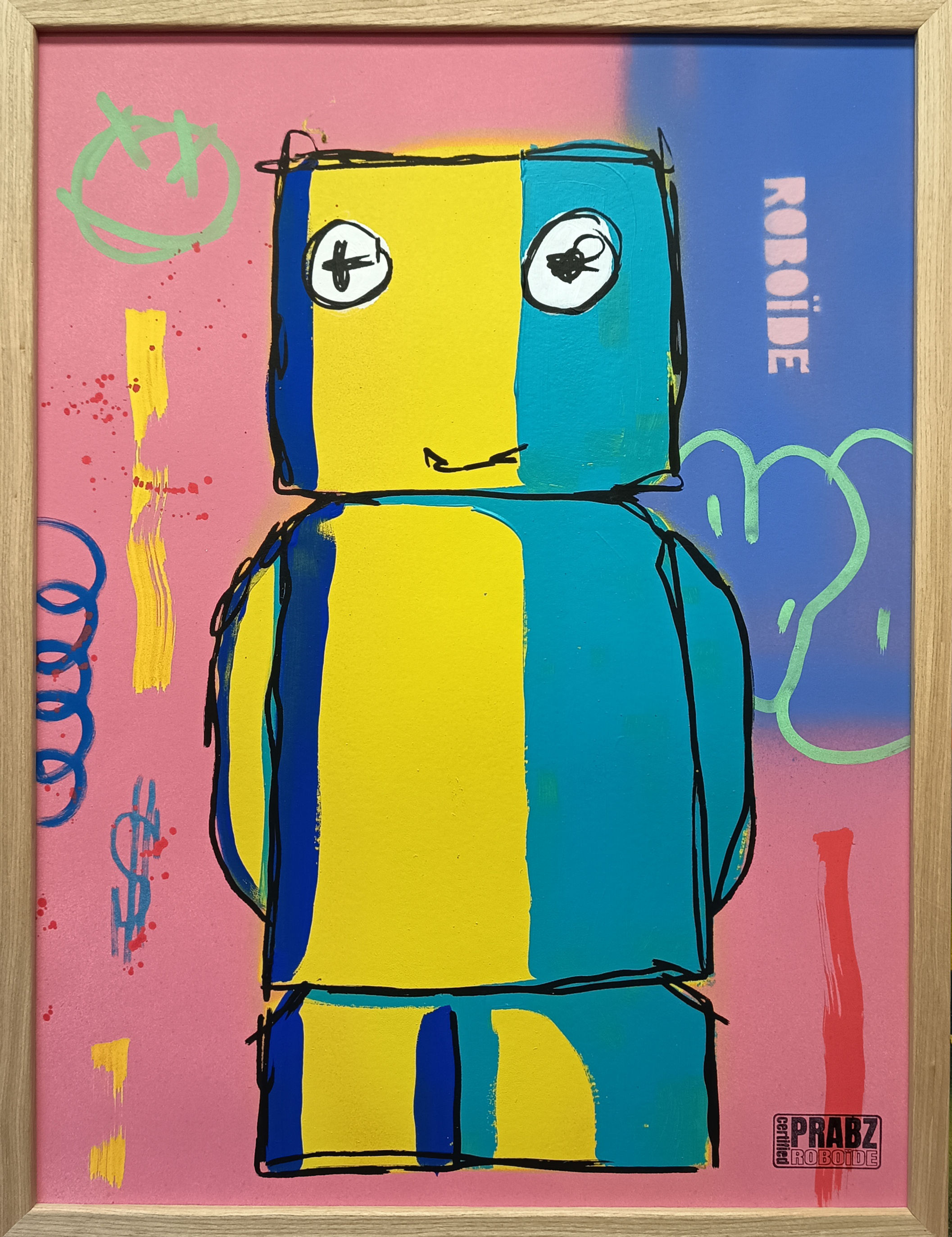 ROBOÏDE dessin 30x40
