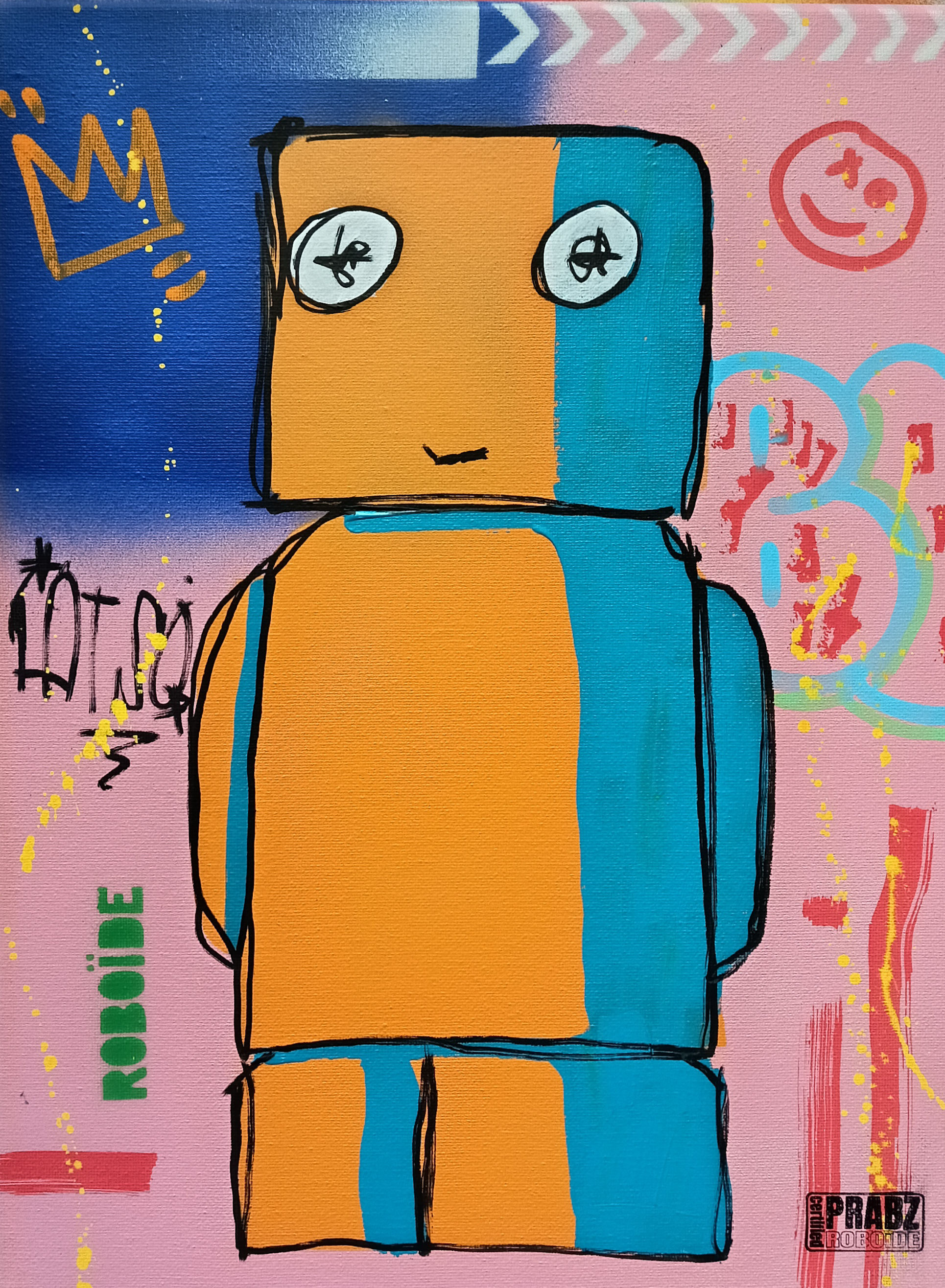 ROBOÏDE peinture 40x30