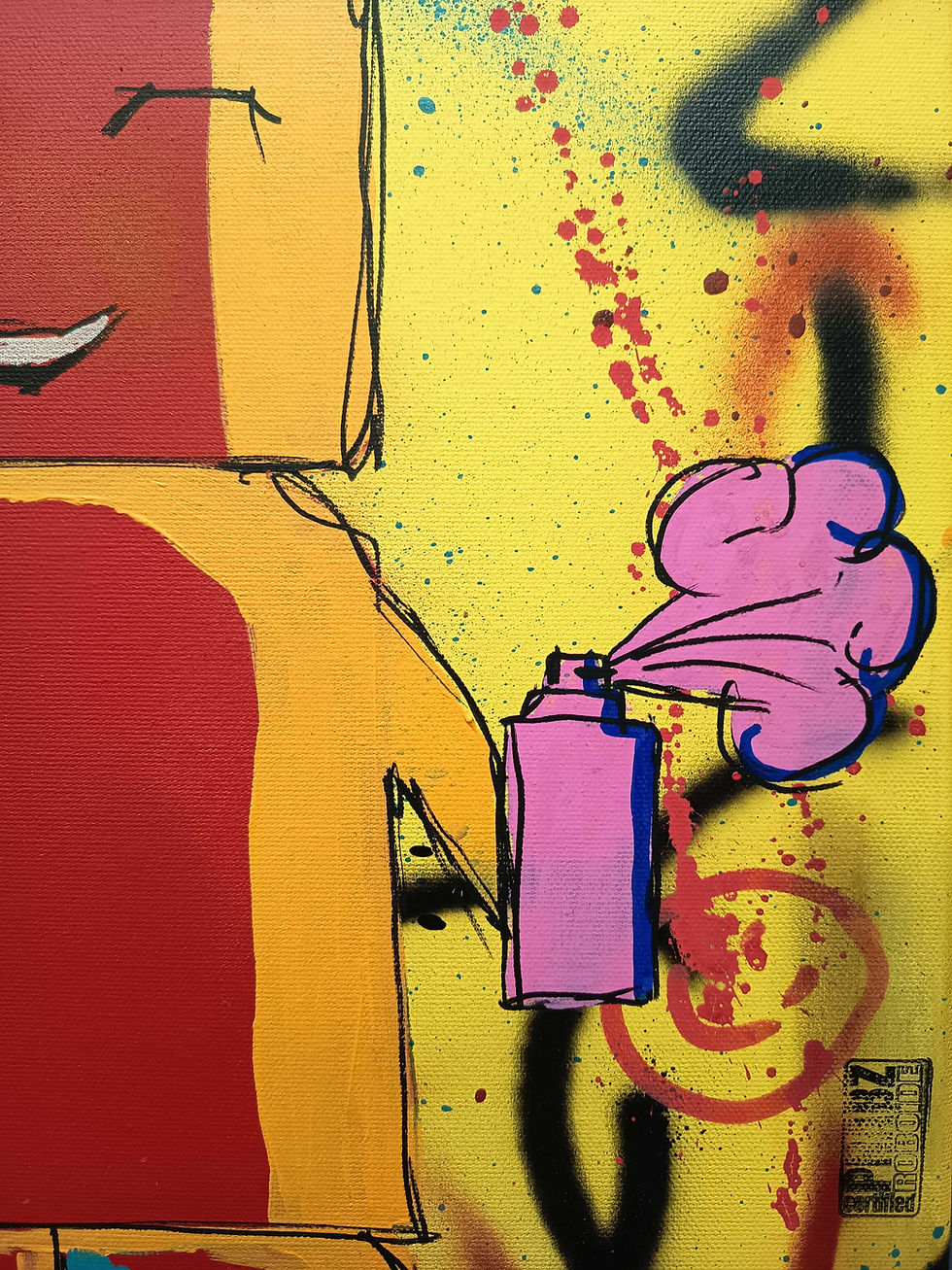 Miniature : ROBOÏDE peinture 50x60