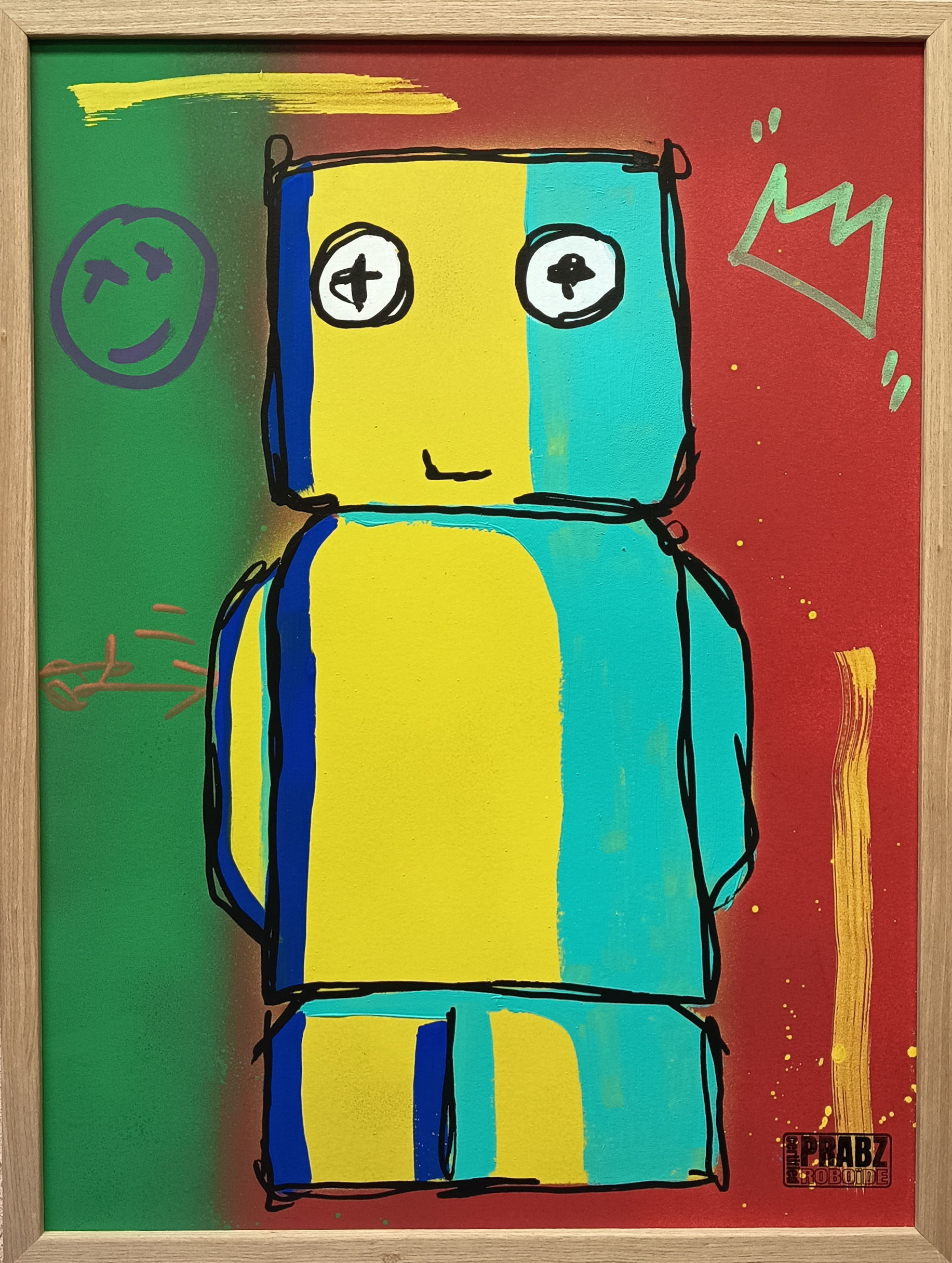 ROBOÏDE dessin 30x40