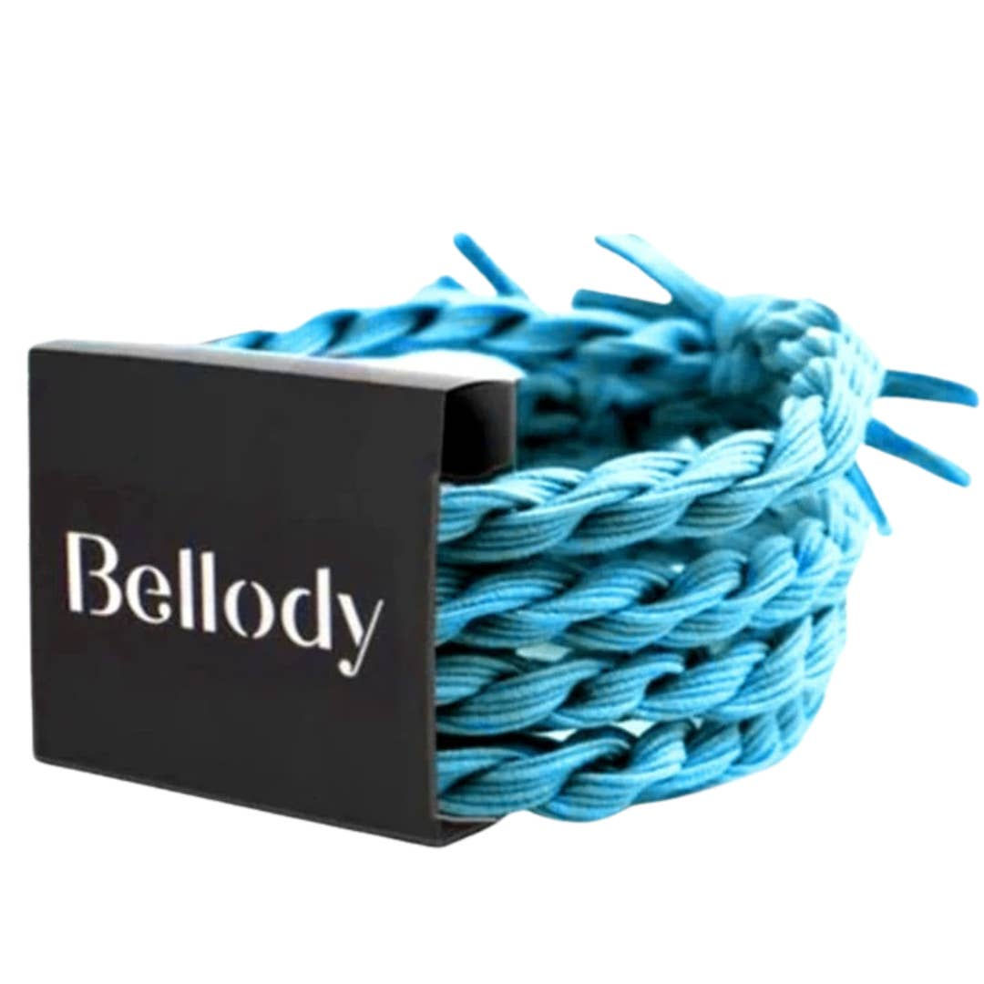 Bellody 4er Haargummies türkis