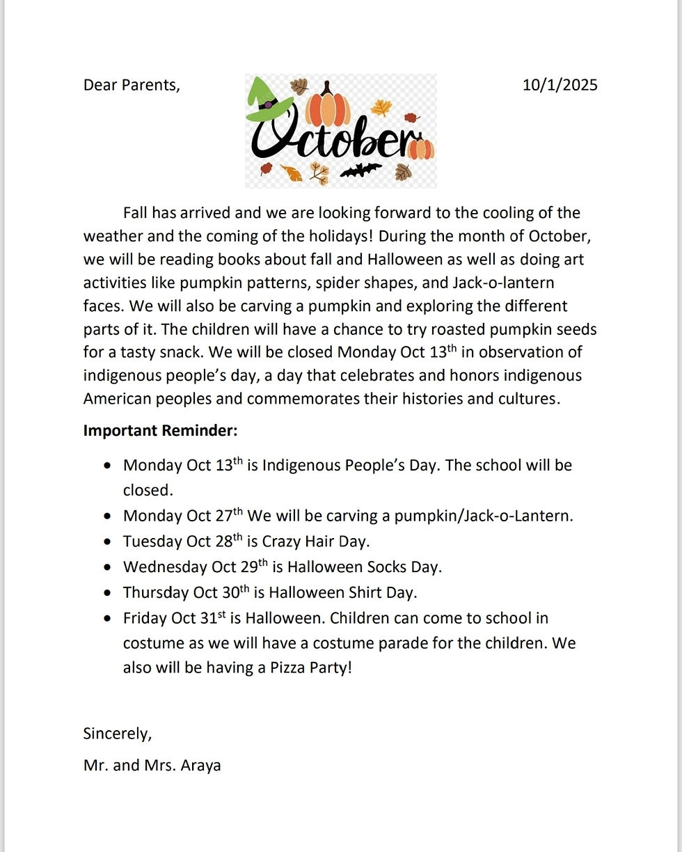 October 2025 Newsletter