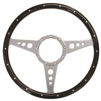 Thumbnail: VOLANTE MADERA 13" TIPO MOTOLITA