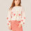 Thumbnail: Mipounet Lena Knit Cardigan (Ecru/Coral)