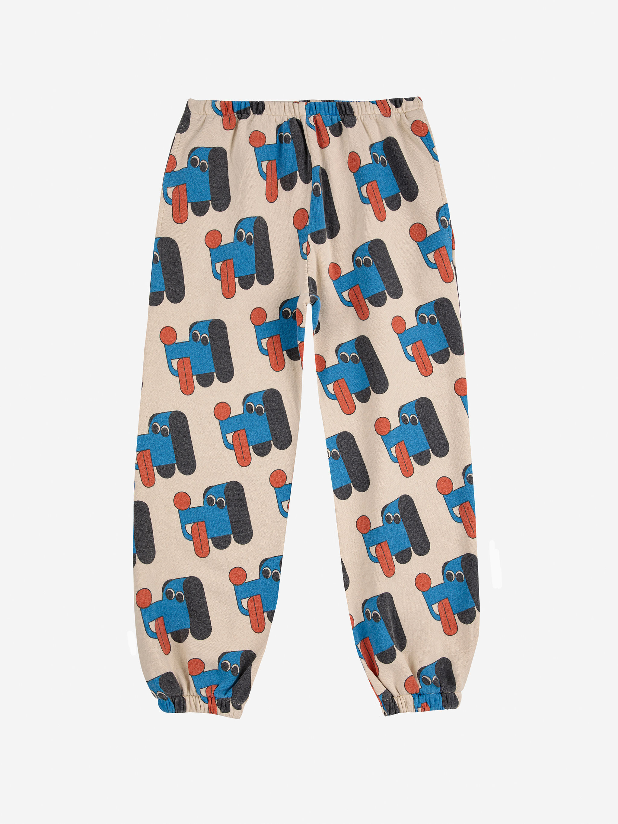 Bobo Choses Doggy Mate All Over Jogging Pants  (Offwhite)