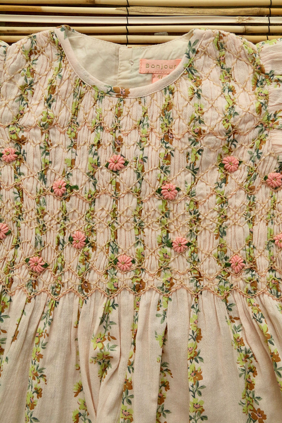 Thumbnail: Bonjour Diary Smocks Blouse (Farandole Flowers Print Crepe)